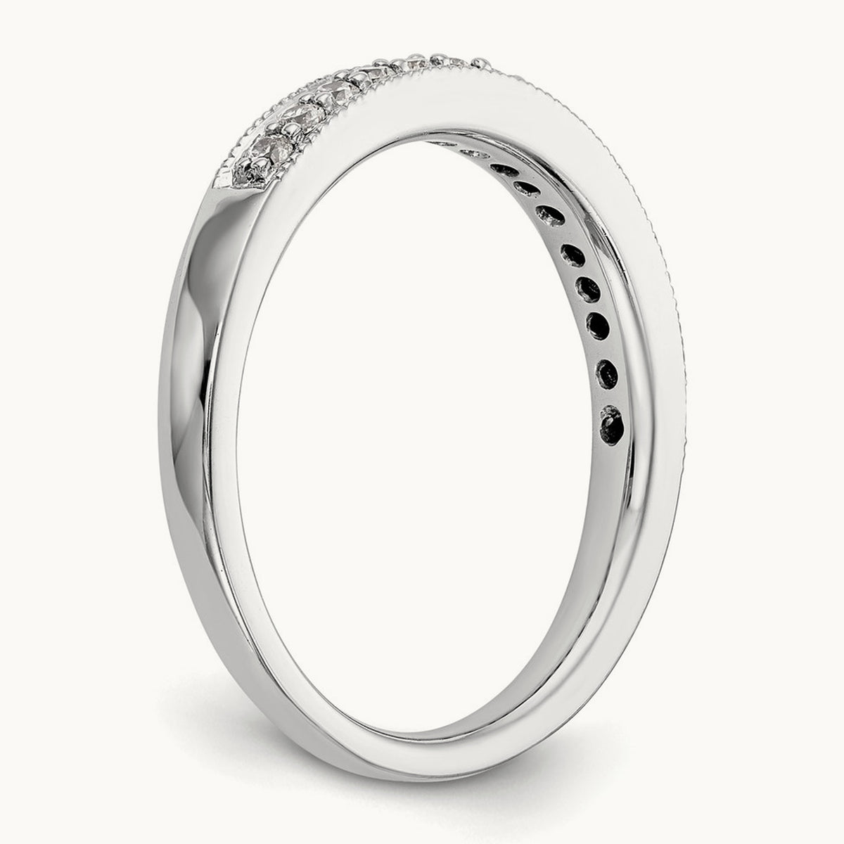 Diamond Band, 14K White Gold