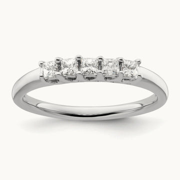 5-Stone Band, 1/3-1 1/2 ct