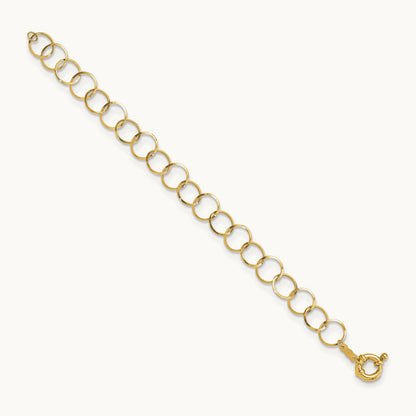 Circle Chain Bracelet, 14K