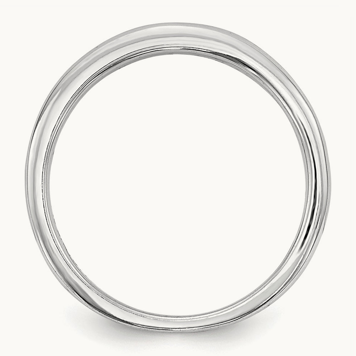 Diamond Wedding Band, 14K White Gold