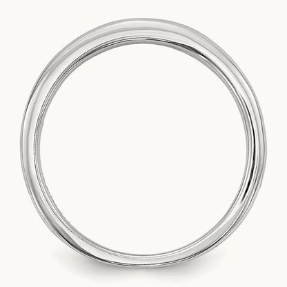 Diamond Wedding Band, 14K White Gold