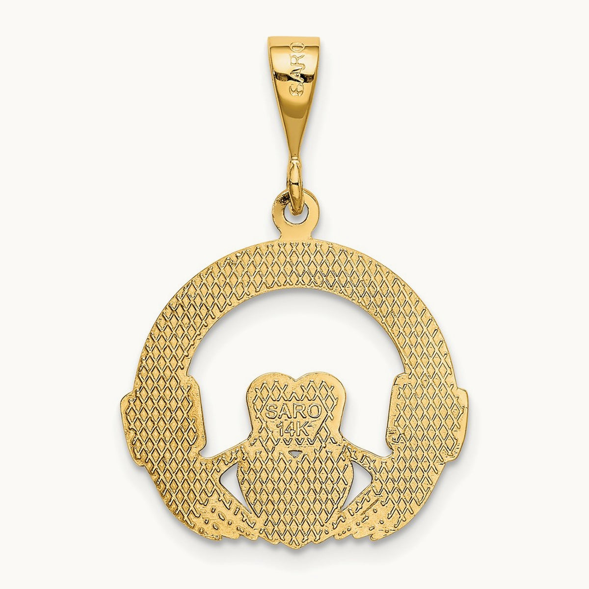 Claddagh Pendant, 14K