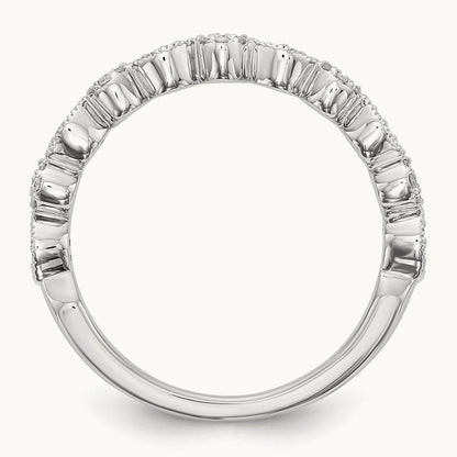 Diamond Band, 14K White Gold