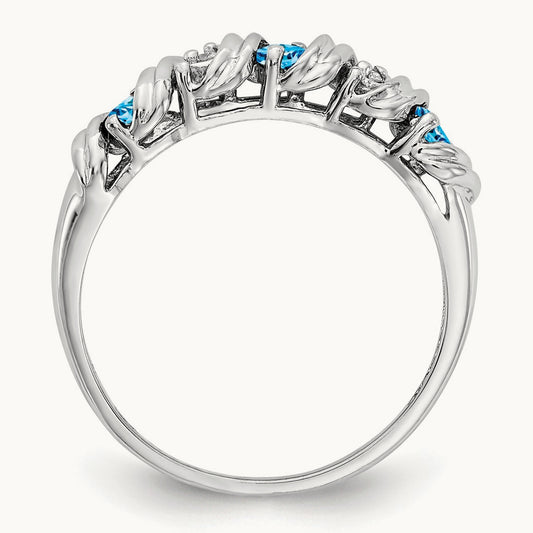 AA Diamond ring, 14K White Gold