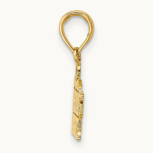 FIREMAN'S DAUGHTER Charm, 14K