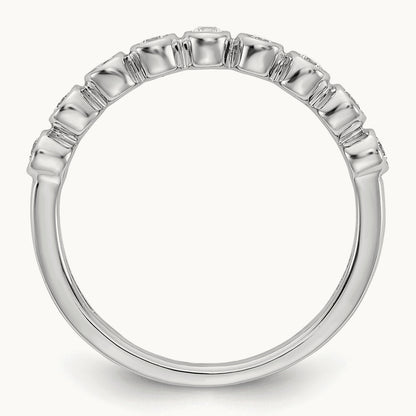 Fashion Band, 0.20 ct tw Lab-Grown Diamond — 14K White Gold