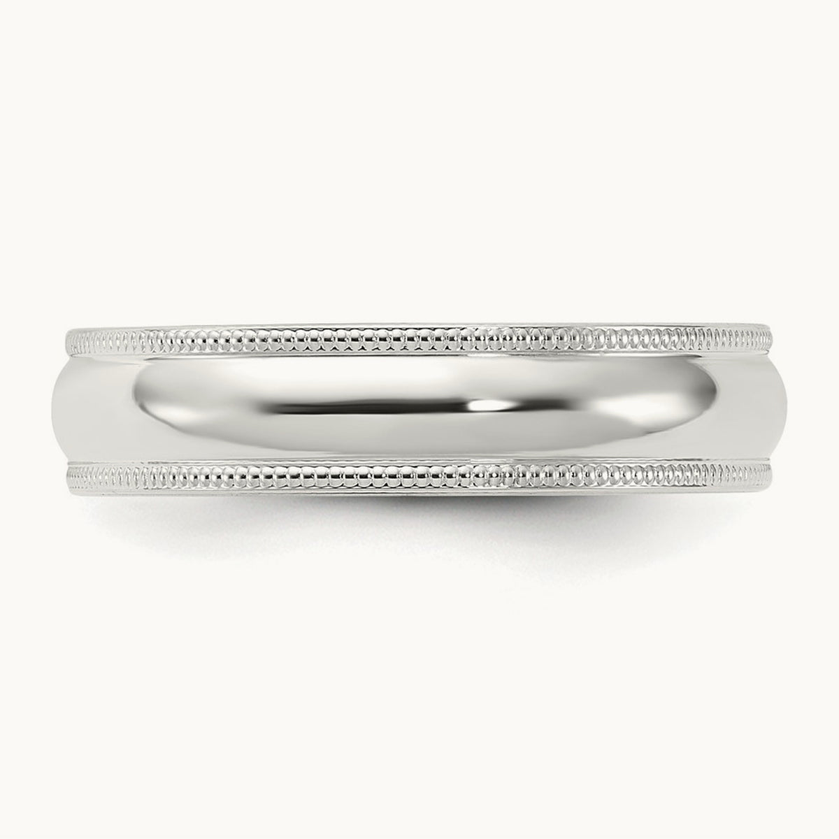 Milgrain Comfort Fit Band — Sterling Silver, 5mm (2)