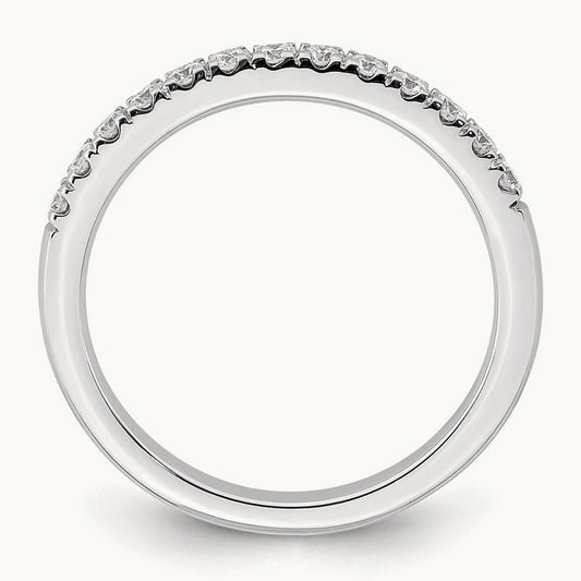 Diamond Wedding Band, 14K White Gold