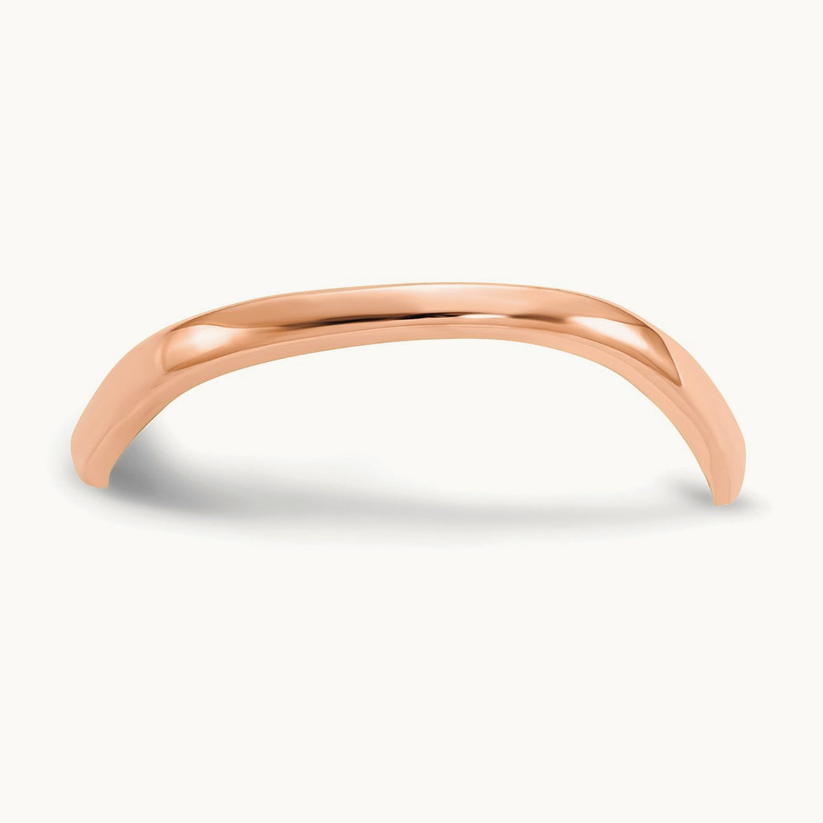 Wave Fashion Thumb Ring — 14K Rose Gold