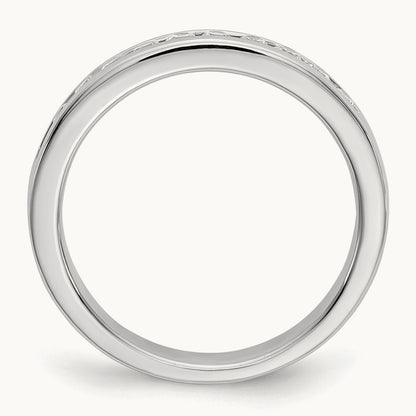 11- Stone Closed Channel Band Mounting, 1.9mm, 14K White Gold