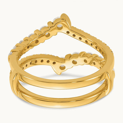 Ring Guard, 0.75 ct tw Lab-Grown Diamond — 14K Yellow Gold