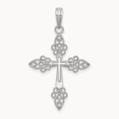Filigree Cross Pendant — photo set