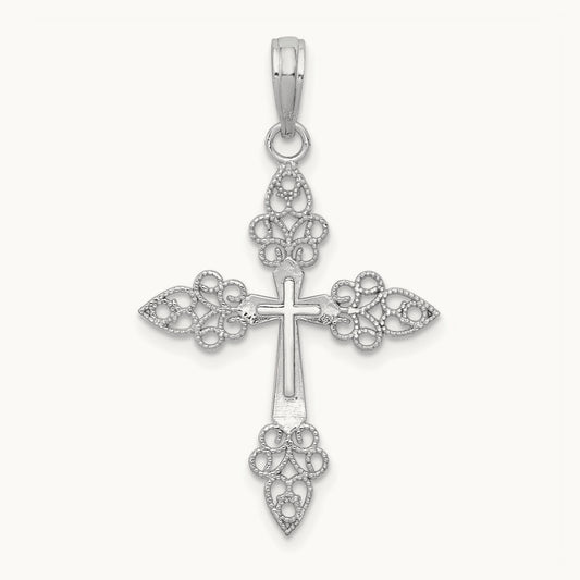 Filigree Cross Pendant — photo set