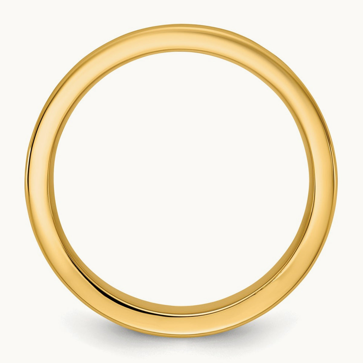 Y/W Step Up Beveled Wedding Band, 7mm, 14K Two-tone