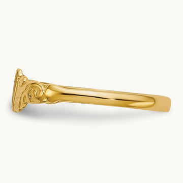 Childs Heart Ring, 14K