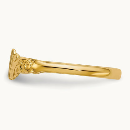 Childs Heart Ring, 14K