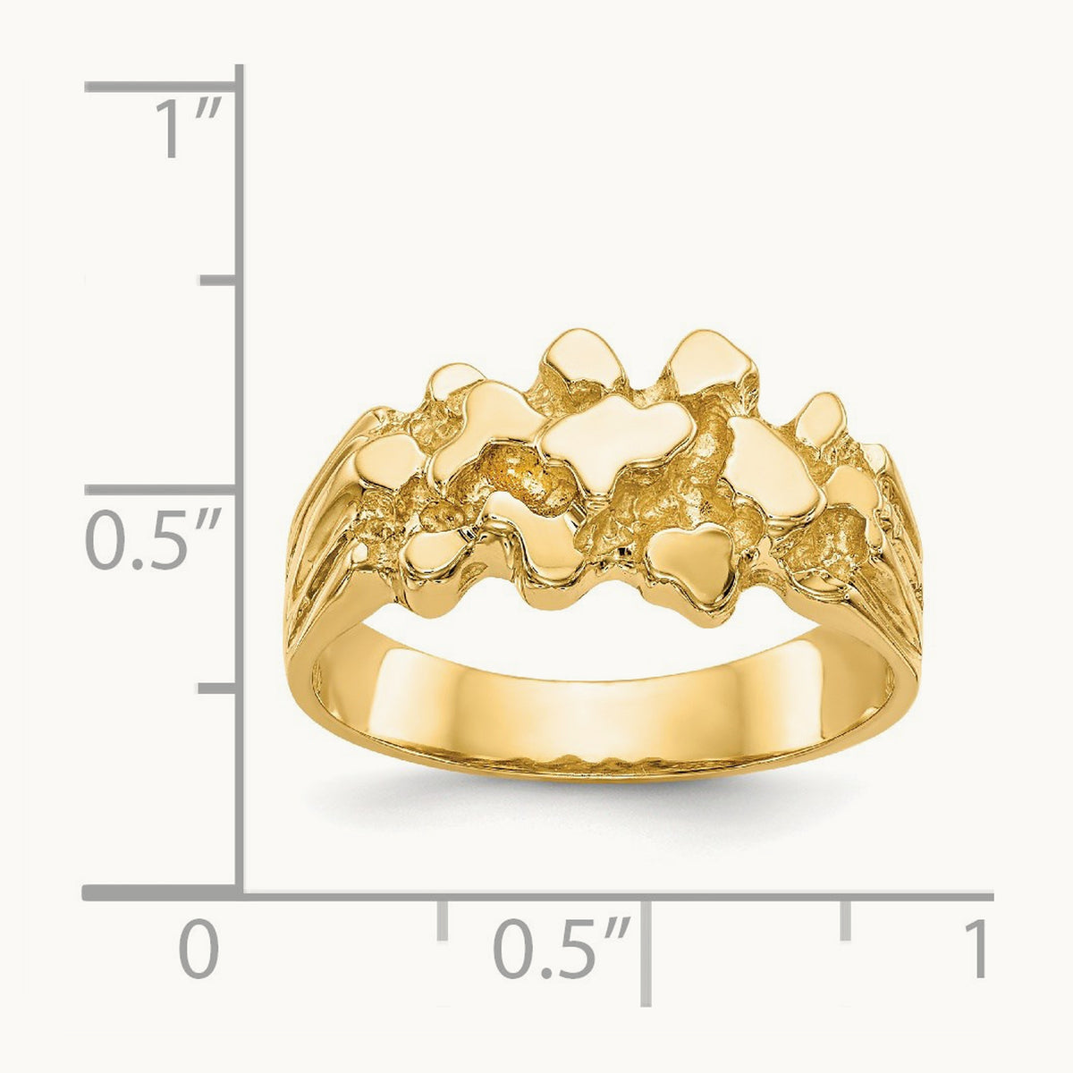 Nugget Ring, 14K