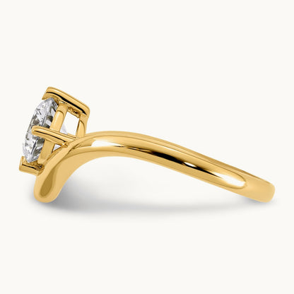 Round Ring, 1.00 ct tw Lab-Grown Diamond