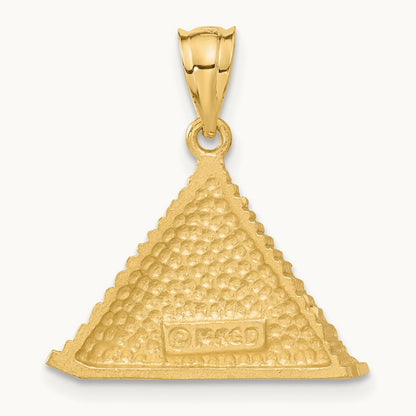 Pyramid Charm, 14K