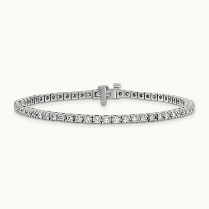 Round Tennis Bracelet, 2.25 ct tw Lab-Grown Diamond