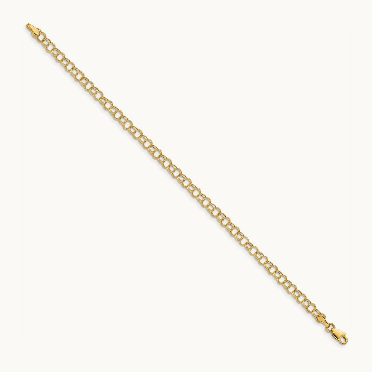 Hollow Double Link Charm Bracelet — photo set (2)