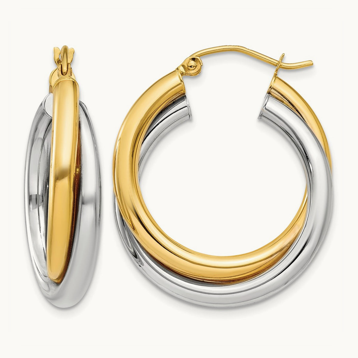 Double Hoop Earrings — photo set