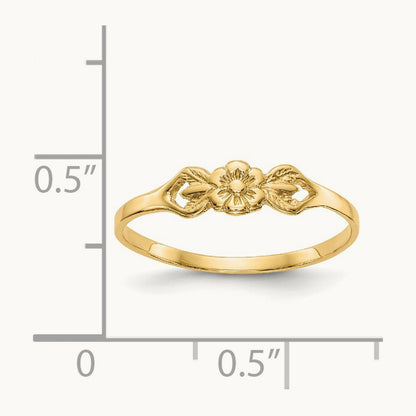 Flower Baby Ring, 14K