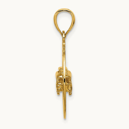 SAN FRANCISCO w/Cable Car Charm, 14K