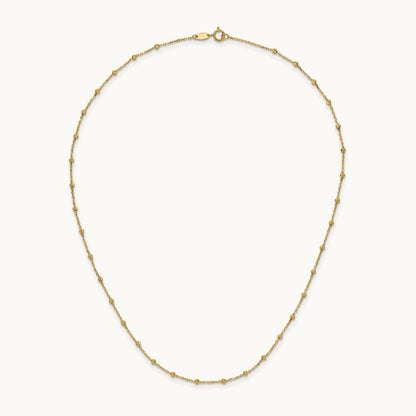 Polished and Diamond-cut Beaded Necklace — photo set