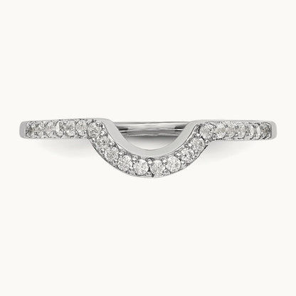 Diamond Wedding Band, 14K White Gold