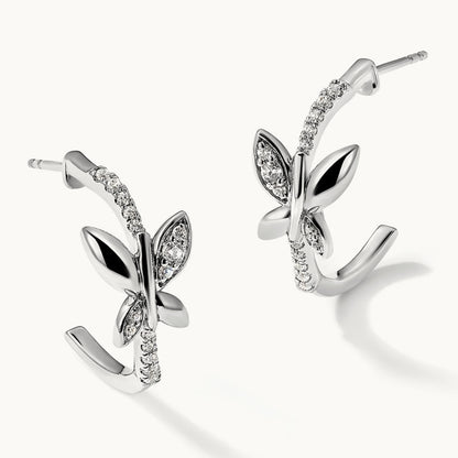 Oval Drop Leverback Earrings, 1.25 ct tw Lab-Grown Diamond