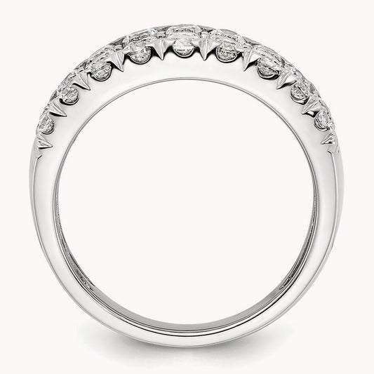 Complete Pave Diamond Wedding Band, 14K White