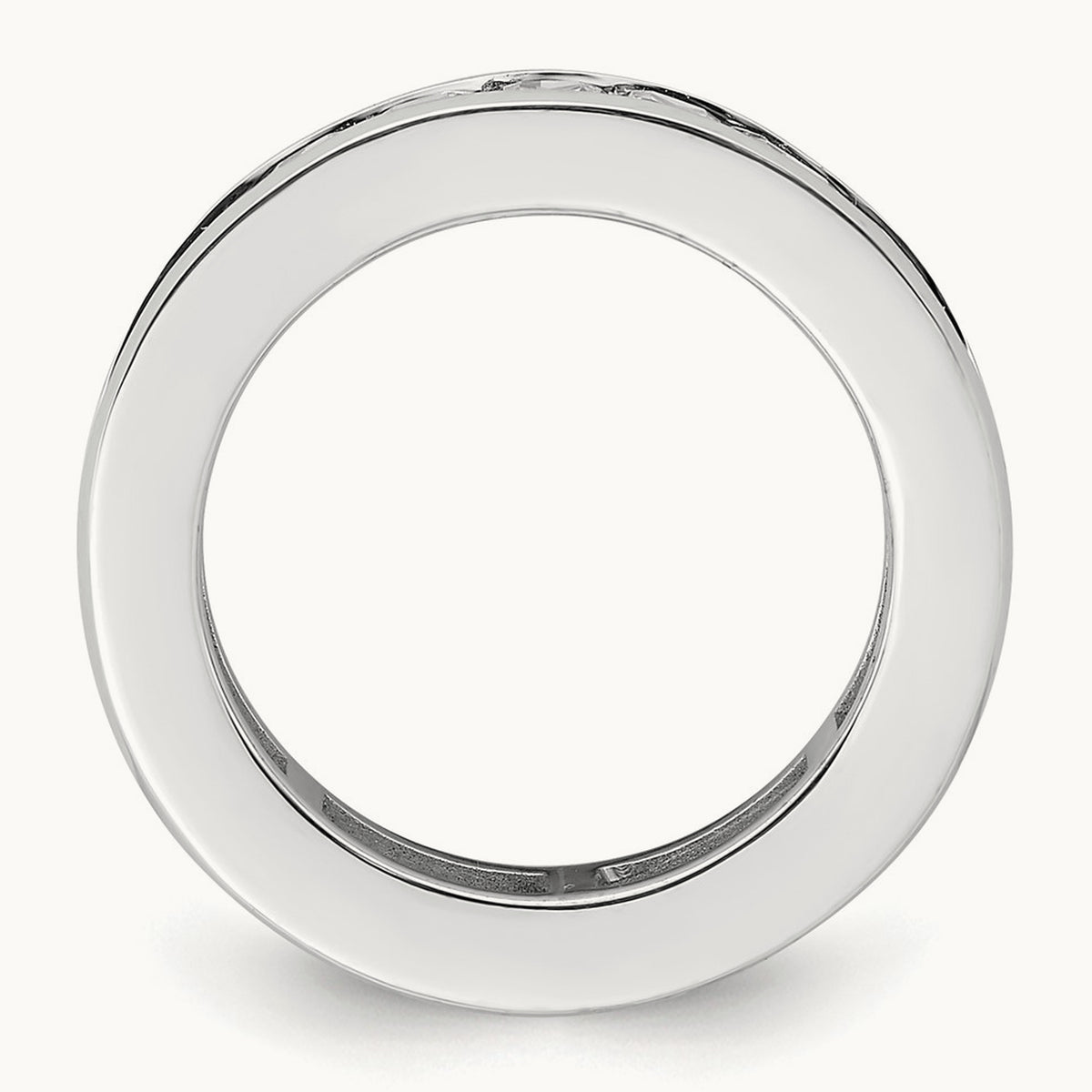 Princess Eternity Band, 2.00-3.00 ct tw Lab-Grown Diamond — 3 ct, 14K White Gold