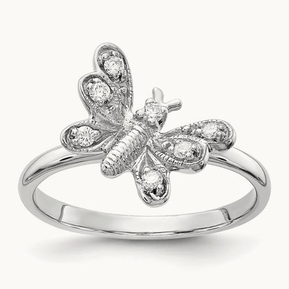 AA Diamond ring, 14K White Gold