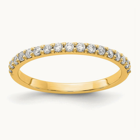 Band, 0.25 ct tw Lab-Grown Diamond — 14K Yellow Gold, 7