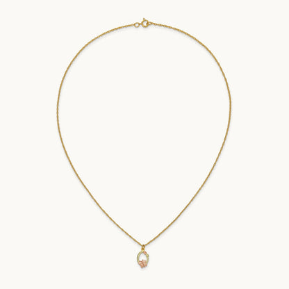 Black Hills Gold Butterfly Necklace