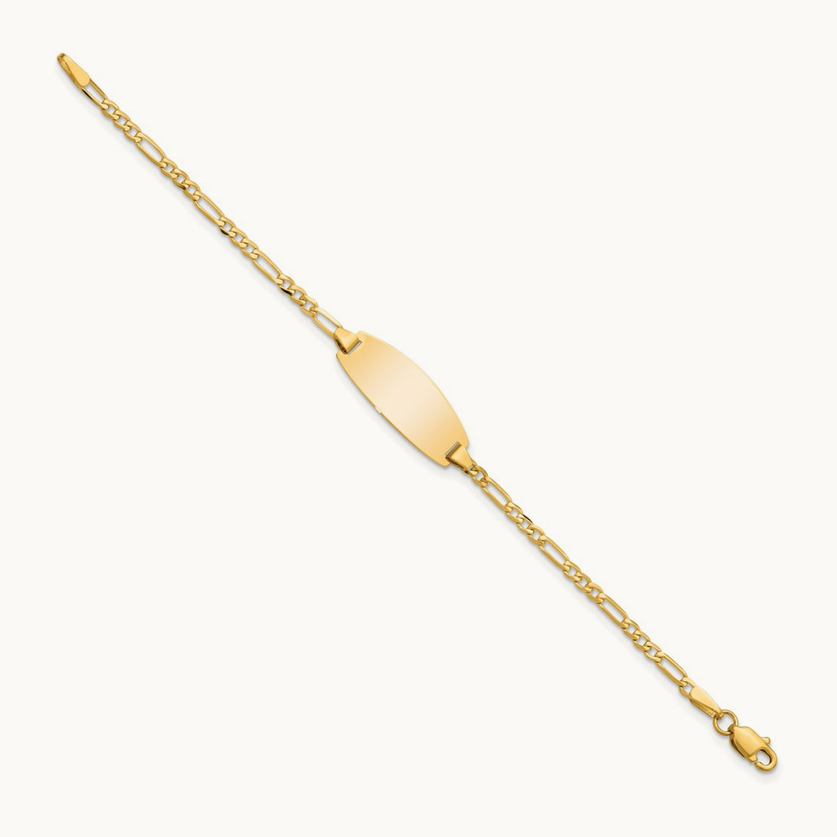 Oval Figaro ID Bracelet