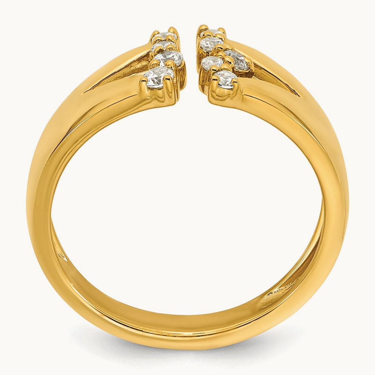 Fashion Ring, 0.20 ct tw Lab-Grown Diamond — 14K Yellow Gold
