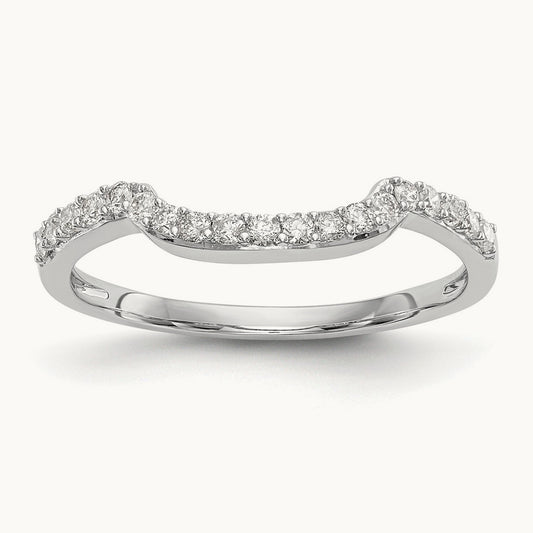 Diamond Band, 14K White Gold