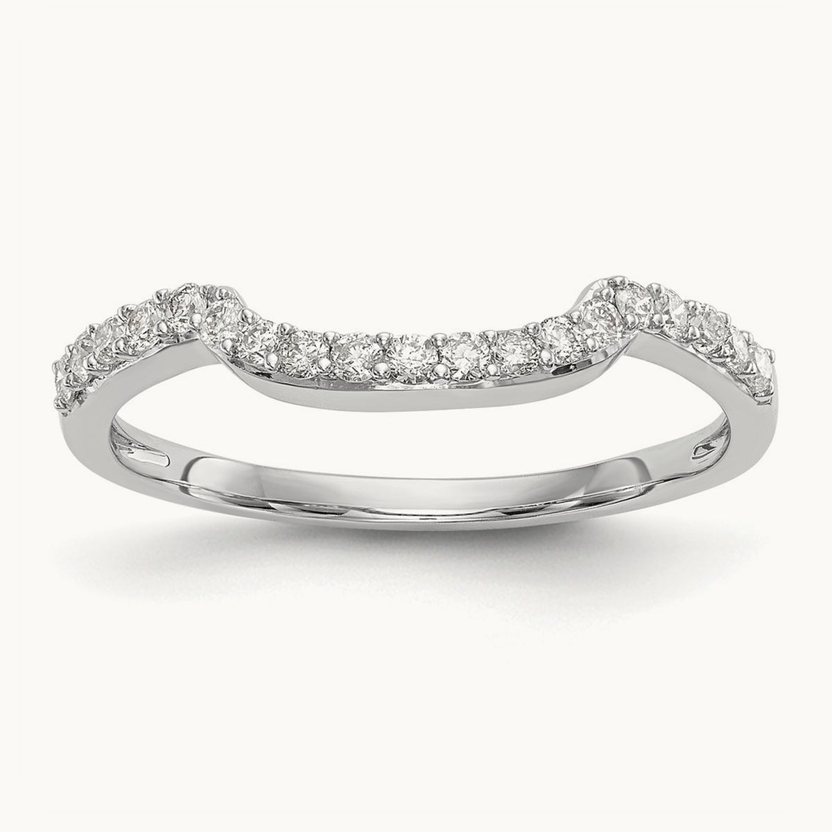 Diamond Band, 14K White Gold