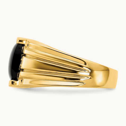 AAA Diamond men's ring, 14K