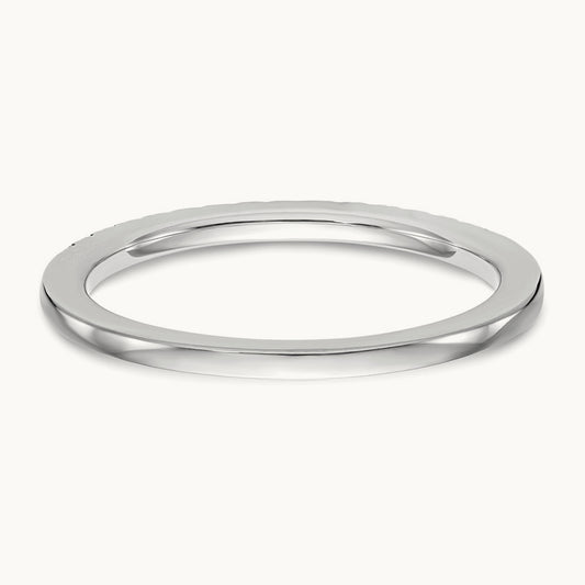 Diamond Wedding Band, 14K White Gold