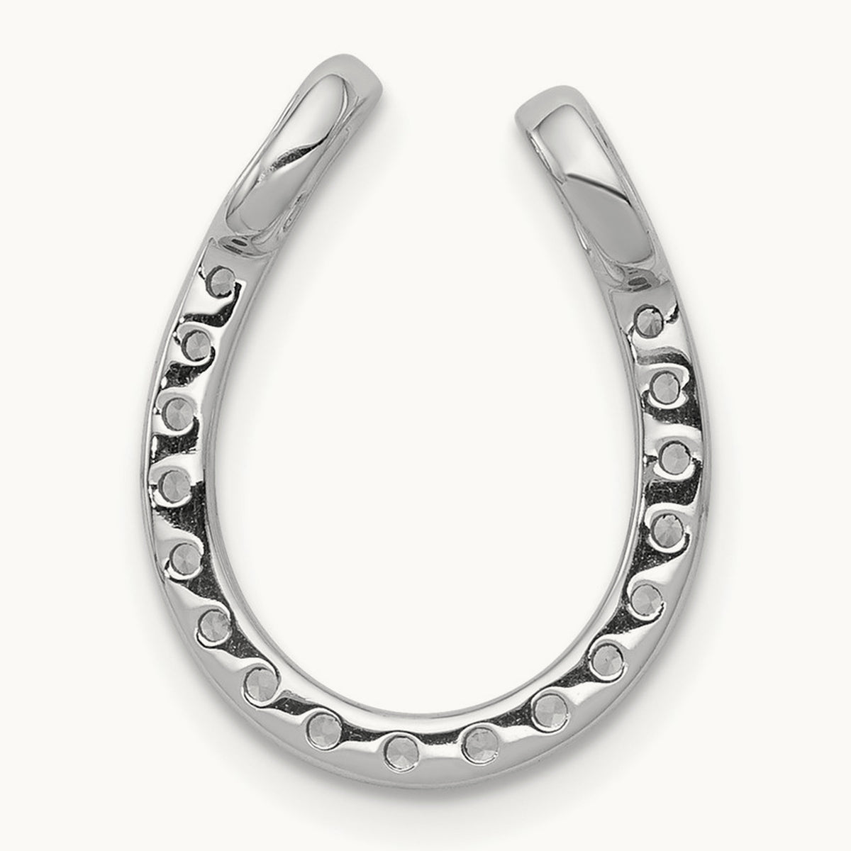 Horseshoe Chain Slide, 0.25 ct tw Lab-Grown Diamond