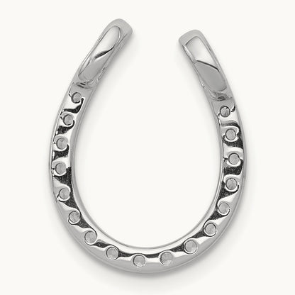 Horseshoe Chain Slide, 0.25 ct tw Lab-Grown Diamond
