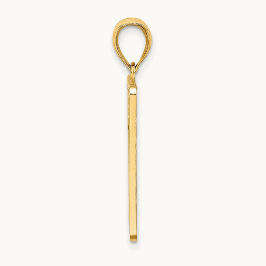 Mile Marker 0 / KEY WEST Charm, 14K