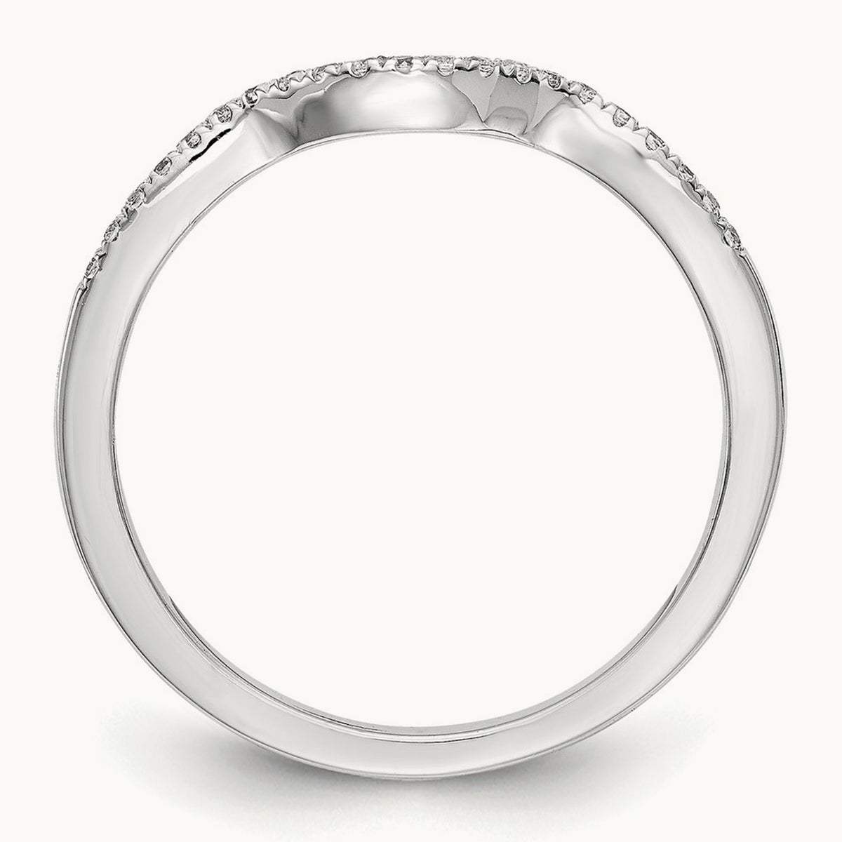 Diamond Band, 14K White Gold