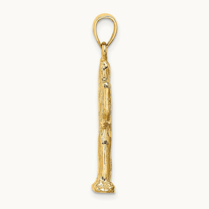 3-D Saguaro Cactus Charm, 14K