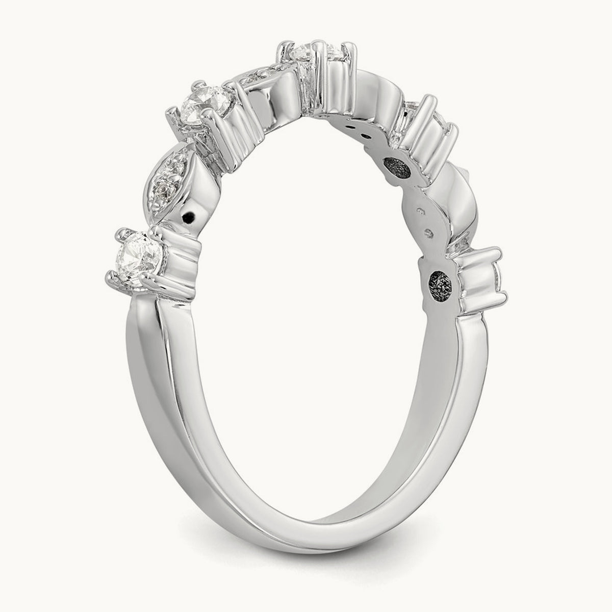 Diamond Band, 14K White Gold