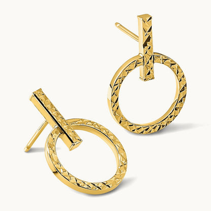 Polished D/C Post Dangle Earrings — Leslie's — photo set