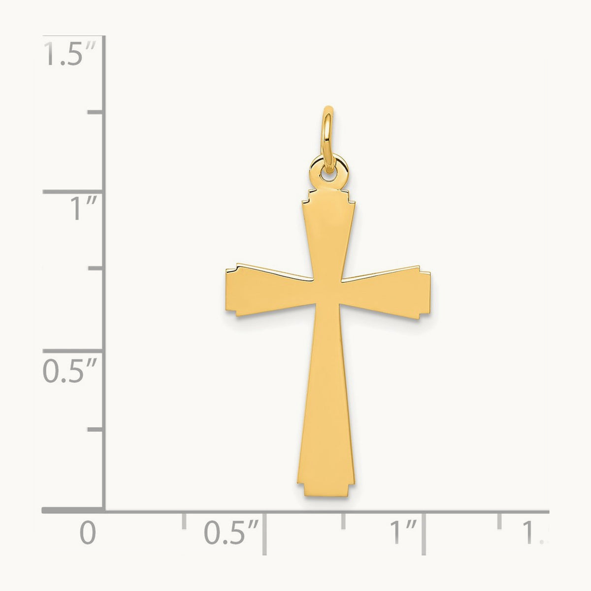 Cross Charm, 14K